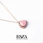 Pink Rubby Pendent Set