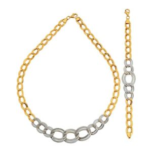 Chain & Chain Bracelet