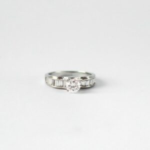 Solitaire Silver Ring