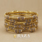 Egyptian style Gold Antique Bangles