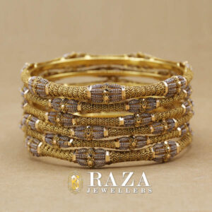 Egyptian style Gold Antique Bangles