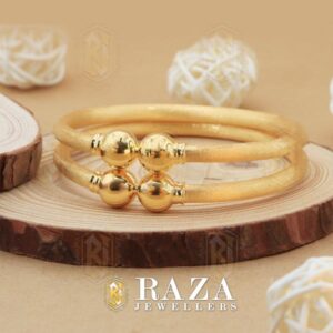 Gold Pipe Bangles
