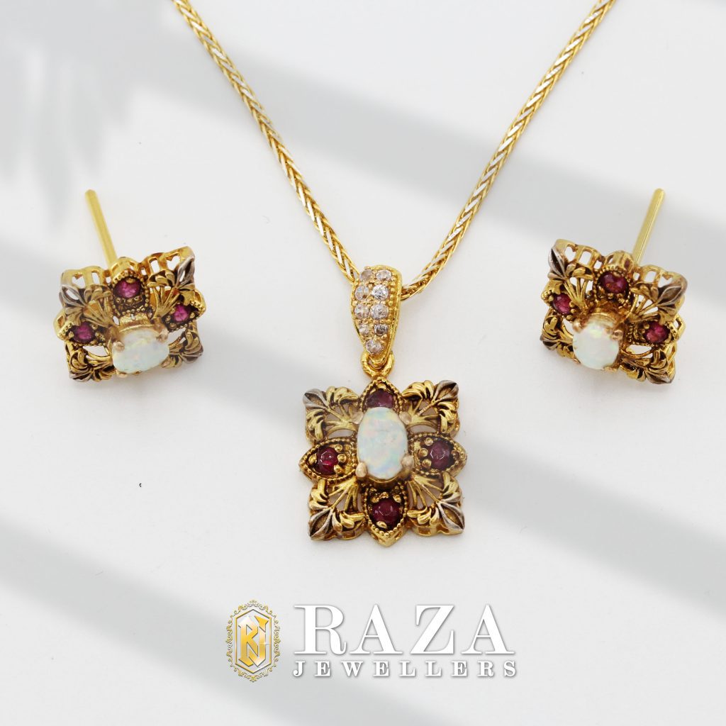 GOLD LOCKET SET » Raza Jewellers