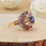 GOLD NATURAL SAPPHIRE RING