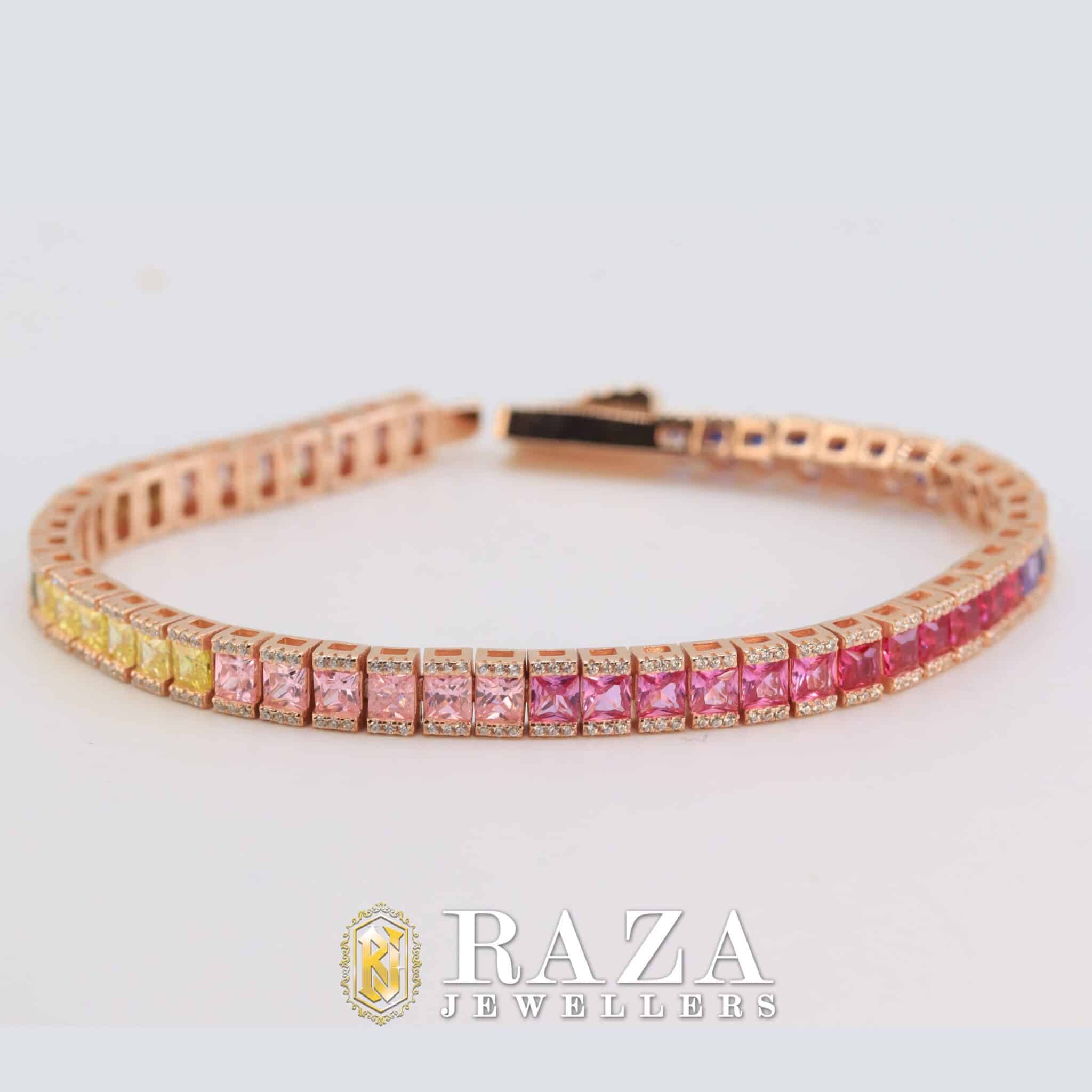 RAINBOW CHAIN BRACELET Raza Jewellers