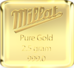2.5 Gram ARY Gold Bar