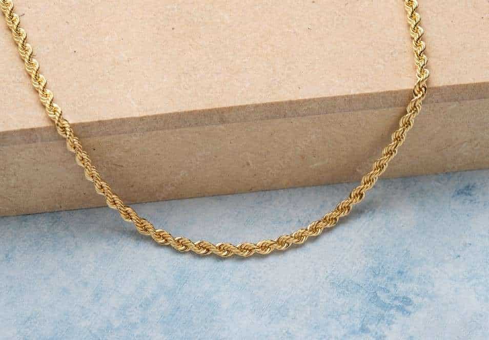 gold necklace