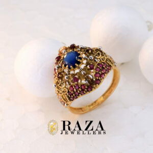 SAPPHIRE GOLD RING
