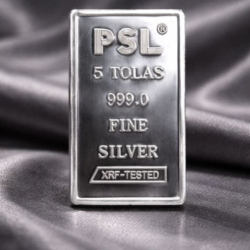 Pure Silver Bar 5 Tola chandi