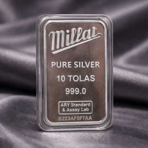 Millat ARY Silver 10 Tola Bars