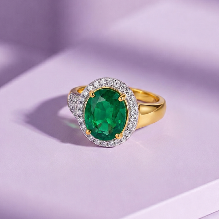 Natural Emerald Ring