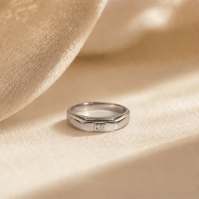 Engagement Palladium Gents Band – Comfort Fit