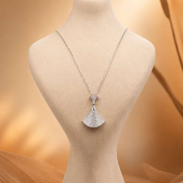 Branded Diamond Chain Locket